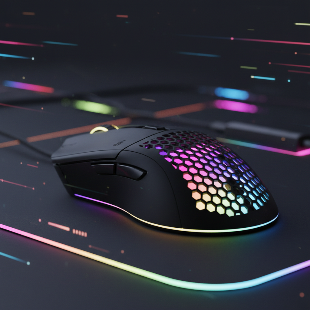 NeonGrip RGB Gaming Mouse close-up